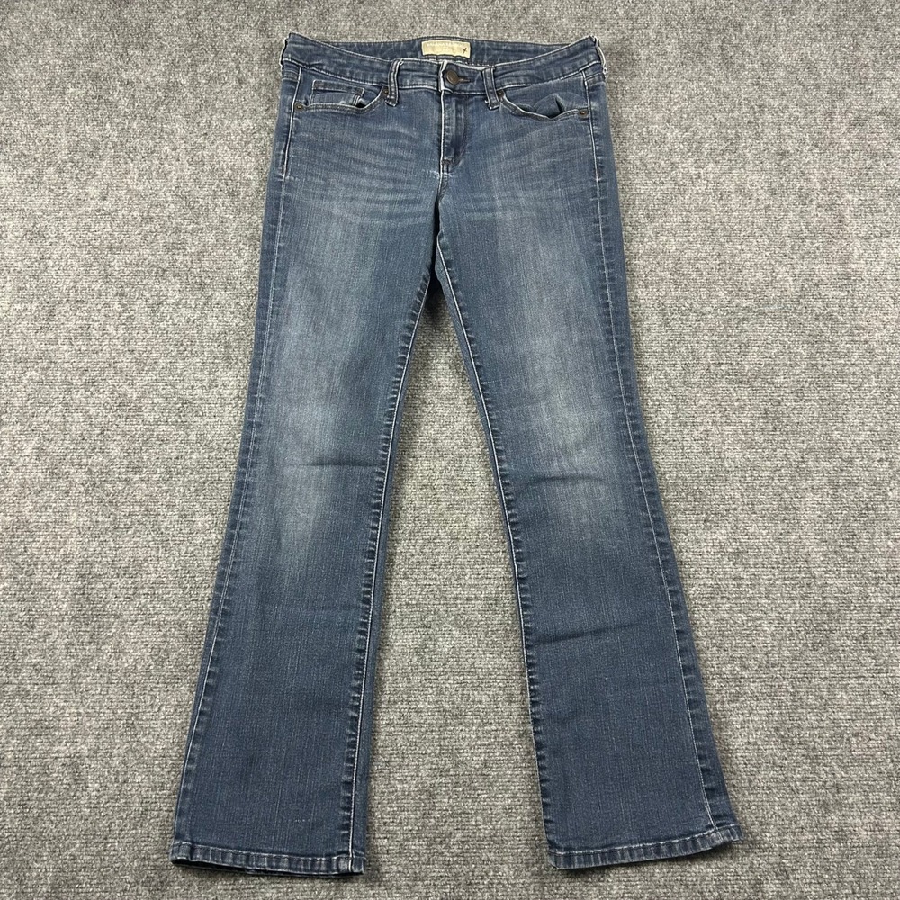 Banana Republic Slim Bootcut Jeans Womens 28/6S Blue Medium Wash Denim Stretch‎